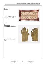 Kutatási anyagok 'Az Aradi Ereklyemúzeum textilalapú műtárgyainak katalógusa', 95.                