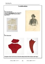 Kutatási anyagok 'Az Aradi Ereklyemúzeum textilalapú műtárgyainak katalógusa', 104.                