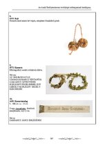 Kutatási anyagok 'Az Aradi Ereklyemúzeum textilalapú műtárgyainak katalógusa', 107.                