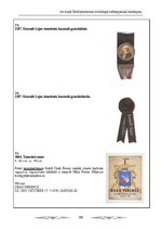Kutatási anyagok 'Az Aradi Ereklyemúzeum textilalapú műtárgyainak katalógusa', 109.                