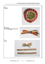 Kutatási anyagok 'Az Aradi Ereklyemúzeum textilalapú műtárgyainak katalógusa', 111.                