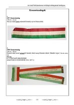 Kutatási anyagok 'Az Aradi Ereklyemúzeum textilalapú műtárgyainak katalógusa', 115.                