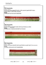 Kutatási anyagok 'Az Aradi Ereklyemúzeum textilalapú műtárgyainak katalógusa', 116.                