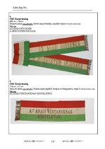 Kutatási anyagok 'Az Aradi Ereklyemúzeum textilalapú műtárgyainak katalógusa', 118.                