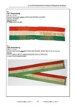 Kutatási anyagok 'Az Aradi Ereklyemúzeum textilalapú műtárgyainak katalógusa', 119.                