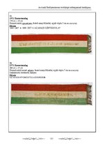 Kutatási anyagok 'Az Aradi Ereklyemúzeum textilalapú műtárgyainak katalógusa', 121.                