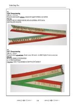 Kutatási anyagok 'Az Aradi Ereklyemúzeum textilalapú műtárgyainak katalógusa', 138.                