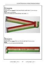 Kutatási anyagok 'Az Aradi Ereklyemúzeum textilalapú műtárgyainak katalógusa', 147.                