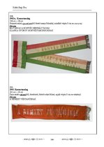 Kutatási anyagok 'Az Aradi Ereklyemúzeum textilalapú műtárgyainak katalógusa', 164.                