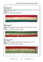 Kutatási anyagok 'Az Aradi Ereklyemúzeum textilalapú műtárgyainak katalógusa', 165.                