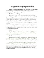 Prezentációk 'Using Animals Fur for Clothes', 9.                