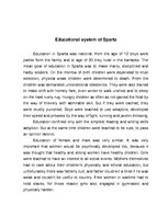 Esszék 'Education in Ancient Greece ', 2.                