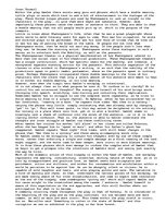 Esszék 'Hamlet. Inner Turmoil', 1.                