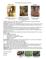 Összefoglalók, jegyzetek 'Collage Research Art', 1.                