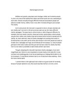 Esszék 'Charity Begins at Home', 1.                