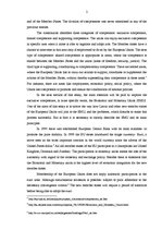 Esszék 'European Union: Institutions, Policy, Economy and Law. Exclusive and Shared Comp', 2.                