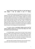 Esszék 'Analysis of speeches', 1.                