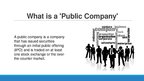 Prezentációk 'Private and Public Companies', 5.                