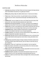 Kutatási anyagok '"The Picture of Dorian Grey"', 1.                