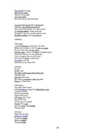 Kutatási anyagok 'English Language and Slang in the Lyrics of Popular Music', 20.                