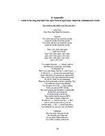 Kutatási anyagok 'English Language and Slang in the Lyrics of Popular Music', 26.                