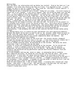 Esszék 'Describe a moment that has affected you....."Walking Away"', 1.                