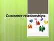 Prezentációk 'Customer Relationships', 1.                