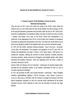 Kutatási anyagok 'Research on the Healthcare System of Latvia', 1.                