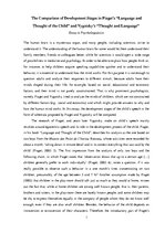 Esszék 'The Comparison of Development Stages in Piaget’s "Language and Thought of the Ch', 1.                