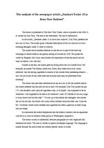 Esszék 'The Analysis of the Newspaper Article "Smokers under 18 in Iowa Now Outlaws"', 1.                