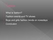 Prezentációk 'Fashion Trends', 2.                