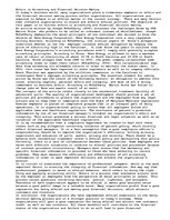 Esszék 'Ethics in Accounting and Financial Decision Making', 1.                