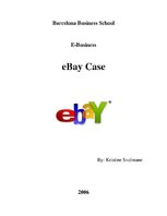 Összefoglalók, jegyzetek 'eBay Case', 1.                