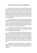 Esszék 'Causes and Effects of the Increase of Women in the Higher Education', 1.                