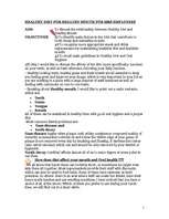 Prezentációk 'Healthy Diet for Healthy Mouth', 1.                