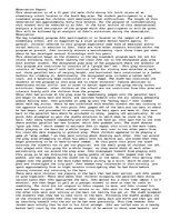 Esszék 'Observation Report', 1.                