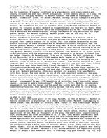 Esszék 'Study of Macbeth and the leading characters in Shakespeares play.', 1.                