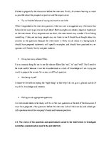 Kutatási anyagok 'Non-Verbal Communication in the Job Interview', 27.                
