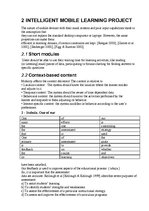 Minták 'Intelligent Mobile Learning Effort', 4.                