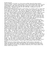 Esszék 'College Drinking', 1.                