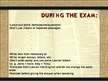 Prezentációk 'Exam Time', 13.                