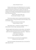 Esszék 'Analysis of the Poem "My Voice" by Sir Oscar Wilde', 2.                