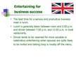 Prezentációk 'Business Etiquette in United Kingdom', 7.