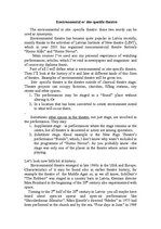 Kutatási anyagok 'Environmental or Site - Specific Theatre', 1.                