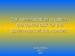 Prezentációk 'Tax Administration in Latvia - the Central Task For the Government at the Moment', 1.                