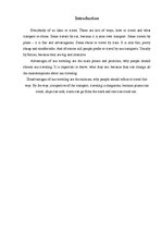 Kutatási anyagok 'Advantages and Disadvantages of Sea Travelling', 4.                