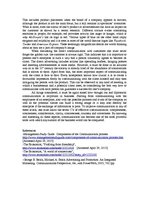 Esszék 'The Role of Communication in Business', 2.                