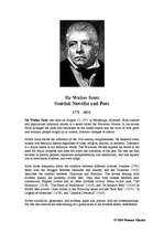 Összefoglalók, jegyzetek 'Sir Walter Scott', 1.                