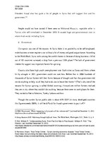 Esszék 'Internal Causes of the Syrian Civil War', 2.                