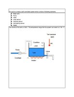 Minták 'Water Tank Project C++', 2.                